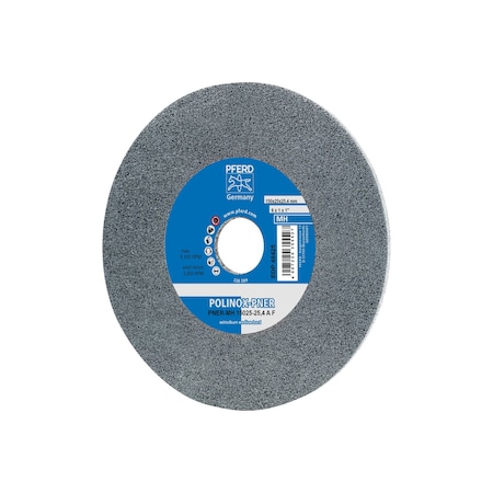 Pferd Unitized Wheel, 6Sf, 6"x1/8"x1", 6 in Dia, 1/8 in W, 1 in Arbor Hole 48361